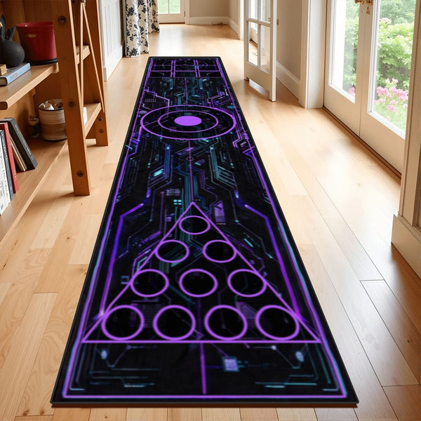 Battle Golf Gaming Putting Mat | Golf Party Games - Violet