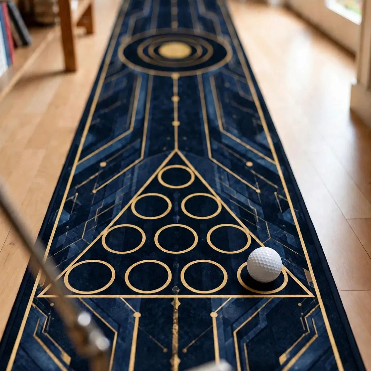 Battle Golf Gaming Putting Mat | Golf Party Games - Onyx
