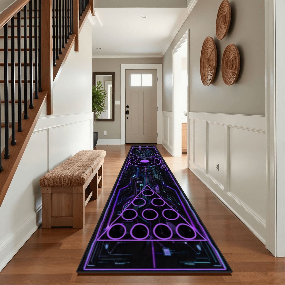Battle Golf Gaming Putting Mat | Golf Party Games - Violet