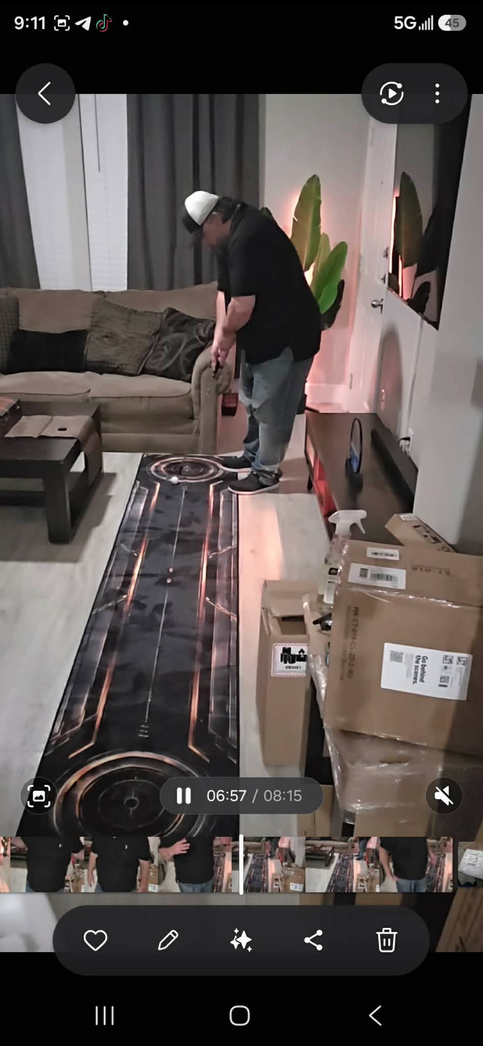 The Oryan Runner — Luxury Putting Rug