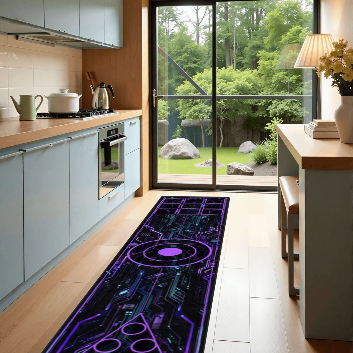 Battle Golf Gaming Putting Mat | Golf Party Games - Violet