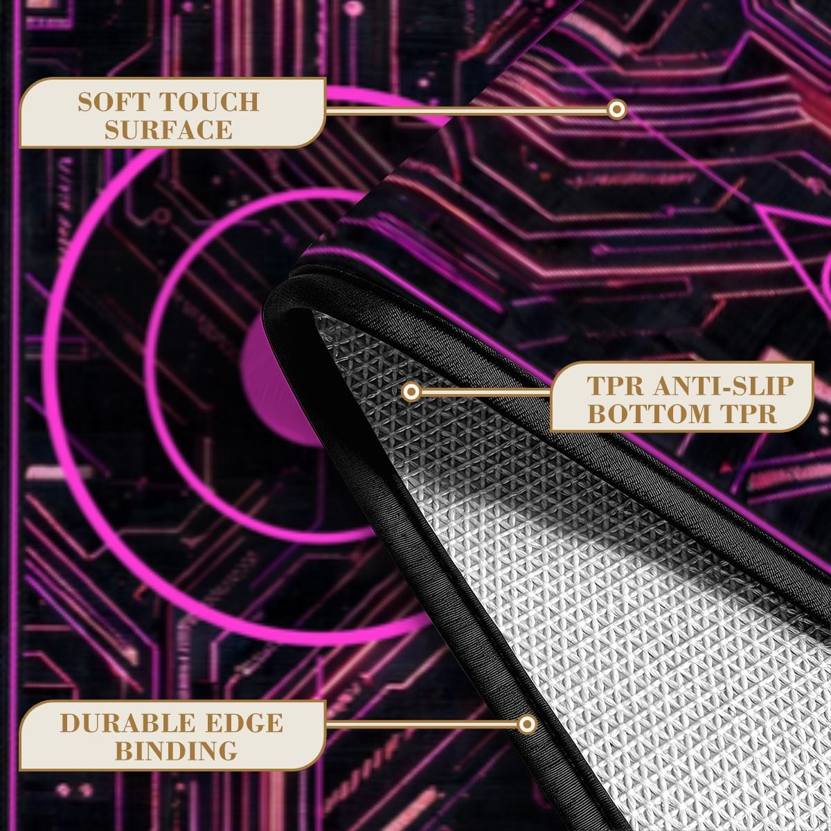Battle Golf Gaming Putting Mat | Golf Party Games - Nightdrive