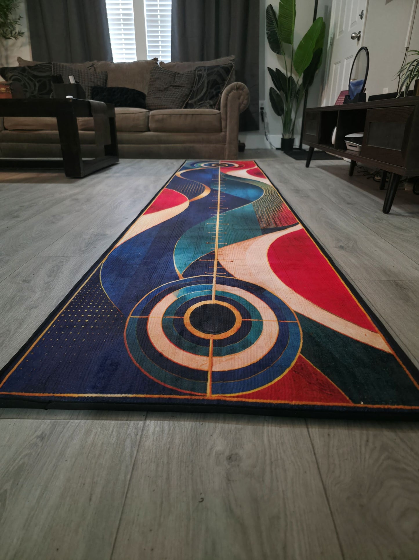 Meridian Runner | Designer Putting Rug | Oryan Golf